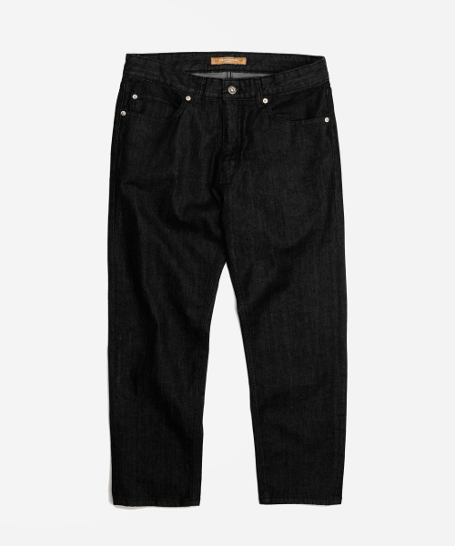 FRIZMWORKS(フリズムワークス)の「OG TAPERED ANKLE DENIM PANTS _ BLACK(デニムパンツ・メンズ・その他・MEDIUM/LARGE/X-LARGE/SMALL)」の1枚目の写真