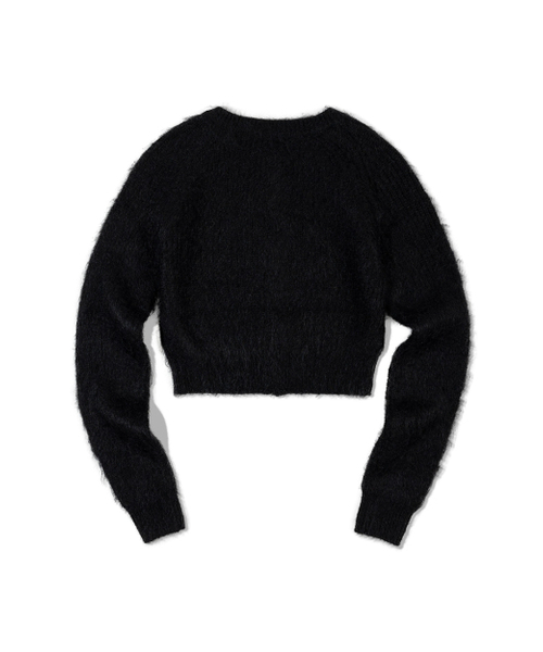 MOAA(モア)の「ライクモヘアクラウディカーディガン (ブラック)(カーディガン/ボレロ・レディース・その他・SMALL/MEDIUM)」の3枚目の写真