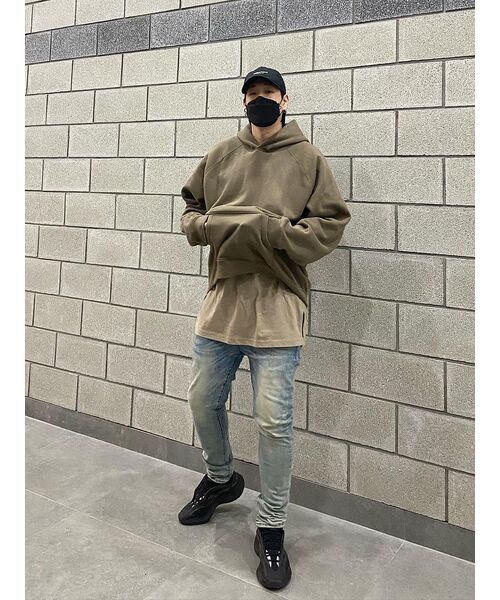 MUSINSA STANDARD（ムシンサスタンダード）の「レイヤードクルーネックTシャツ_ロング丈 [ダスティベージュ]（Tシャツ/カットソー・メンズ・その他・MEDIUM/X-SMALL/SMALL）」の10枚目の写真