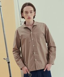 TRIP LE SENS（トリップ ル センス）の「UP COLLAR SHIRTS LIGHT BROWN（シャツ/ブラウス）」