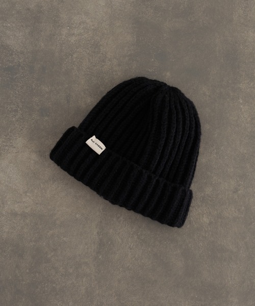 RAY CASSIN（レイカズン）の「リブニット帽（ニットキャップ/ビーニー・レディース・グレー/ブラック/ベージュ・FREE）」の5枚目の写真