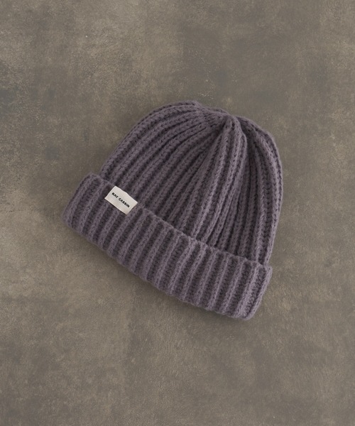 RAY CASSIN（レイカズン）の「リブニット帽（ニットキャップ/ビーニー・レディース・グレー/ブラック/ベージュ・FREE）」の10枚目の写真