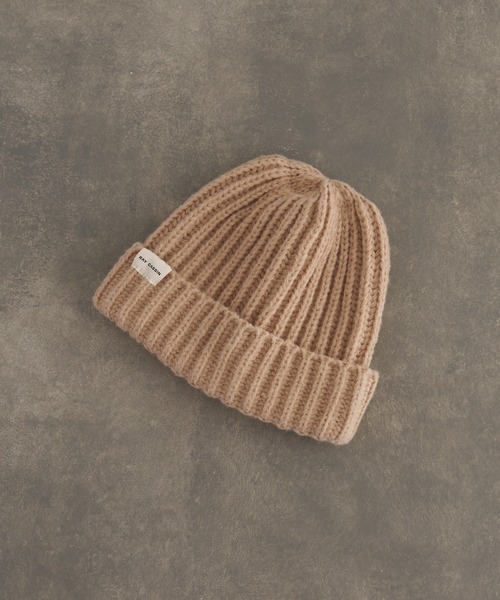 RAY CASSIN（レイカズン）の「リブニット帽（ニットキャップ/ビーニー・レディース・グレー/ブラック/ベージュ・FREE）」の16枚目の写真