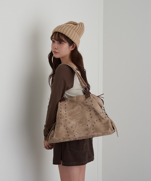 RAY CASSIN（レイカズン）の「リブニット帽（ニットキャップ/ビーニー・レディース・グレー/ブラック/ベージュ・FREE）」の20枚目の写真