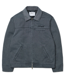NOMANUAL（NOMANUAL）の「WASHED WORK JACKET - WASHED CHARCOAL（ミリタリージャケット）」