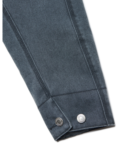 NOMANUAL（NOMANUAL）の「WASHED WORK JACKET - WASHED CHARCOAL（ミリタリージャケット・レディース・その他・MEDIUM/LARGE/X-LARGE）」の8枚目の写真