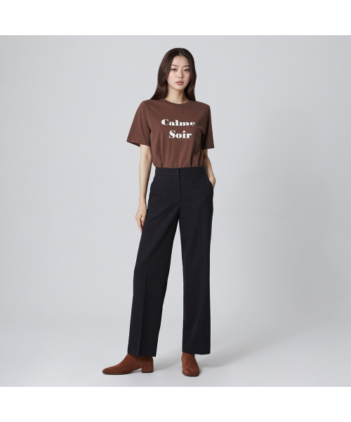 LAP(ラップ)の「ストレートフィットレギュラーパンツ AR3WP869(その他パンツ・レディース・ブラック・SMALL/MEDIUM)」の1枚目の写真
