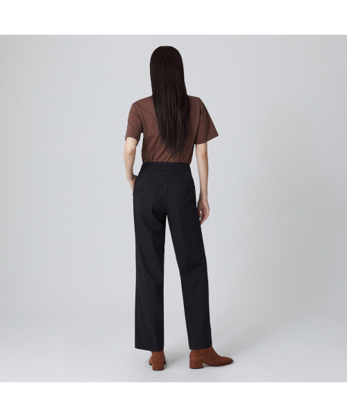 LAP(ラップ)の「ストレートフィットレギュラーパンツ AR3WP869(その他パンツ・レディース・ブラック・SMALL/MEDIUM)」の2枚目の写真