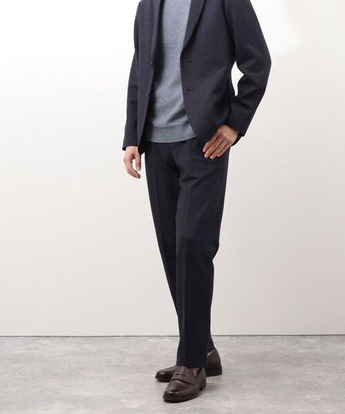 NOLLEY'S LIGHT(ノーリーズライト)の「《ビジカジ/セットアップ対応》杢ジャージ イージーパンツ(その他パンツ・メンズ・チャコールグレー/インディゴブルー/ネイビー・M/L/XL/S)」の1枚目の写真