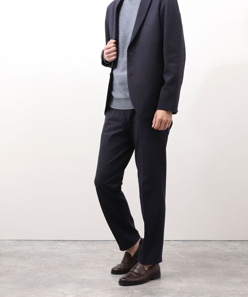 NOLLEY'S LIGHT(ノーリーズライト)の「《ビジカジ/セットアップ対応》杢ジャージ イージーパンツ(その他パンツ・メンズ・チャコールグレー/インディゴブルー/ネイビー・M/L/XL/S)」の5枚目の写真