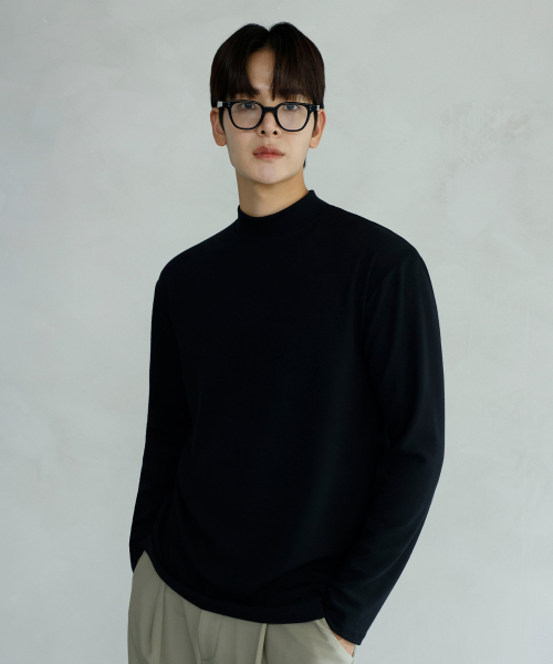 SIGNATURE（シグネチャ）の「モックネックニットTシャツ[ブラック]（ニット/セーター・レディース・その他・MEDIUM/LARGE）」の14枚目の写真