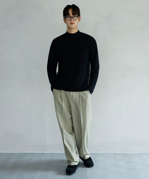 SIGNATURE（シグネチャ）の「モックネックニットTシャツ[ブラック]（ニット/セーター・レディース・その他・MEDIUM/LARGE）」の7枚目の写真