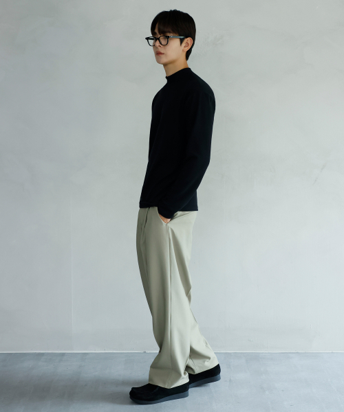 SIGNATURE（シグネチャ）の「モックネックニットTシャツ[ブラック]（ニット/セーター・レディース・その他・MEDIUM/LARGE）」の8枚目の写真