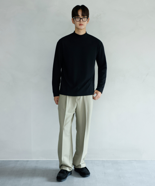 SIGNATURE（シグネチャ）の「モックネックニットTシャツ[ブラック]（ニット/セーター・レディース・その他・MEDIUM/LARGE）」の9枚目の写真