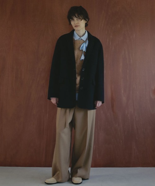 ETRE TOKYO(エトレトウキョウ)の「SANTEデザインベルトダブルフェイスパンツ(その他パンツ・レディース・オフホワイト/ネイビー/キャメル・S/M)」の5枚目の写真