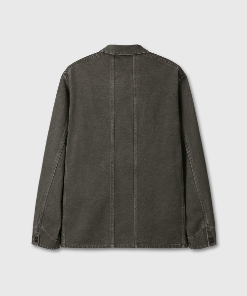 DIVEIN（ダイブイン）の「OLD COTTON CHORE JACKET (KHAKI BROWN)（その他アウター・メンズ・その他・1/2）」の2枚目の写真