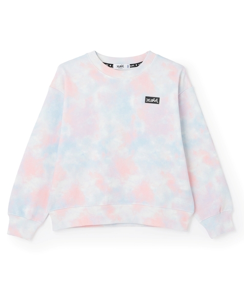 X-girl Stages（エックスガールステージス）の「総柄プリント トレーナー（スウェット・キッズ・ライトブルー/カラフル・140cm/130cm/120cm/90cm/100cm/110cm）」の14枚目の写真