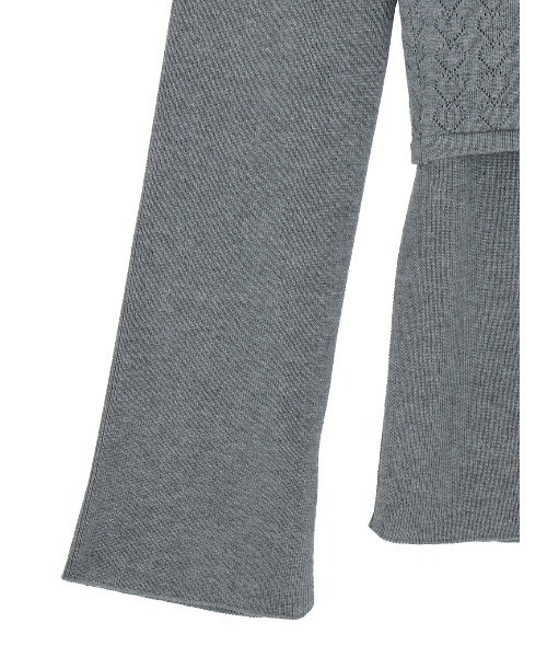 Ameri（アメリ）の「HEART TANK KNIT SET TOP（Tシャツ/カットソー・レディース・ホワイト/オレンジ/グレー・FREE）」の21枚目の写真