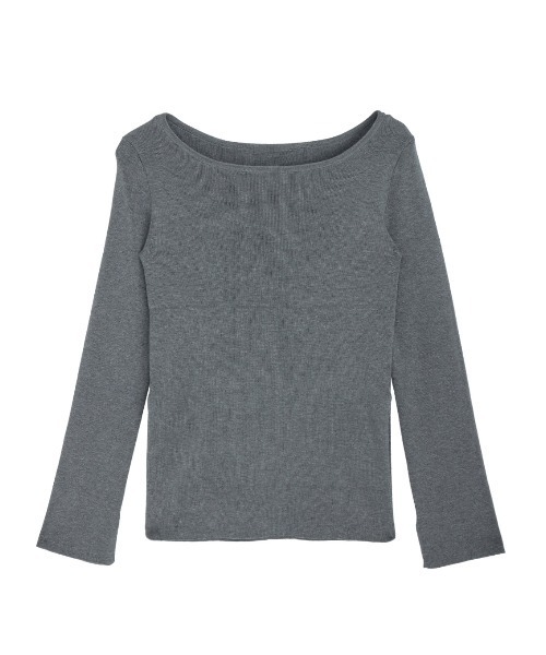 Ameri（アメリ）の「HEART TANK KNIT SET TOP（Tシャツ/カットソー