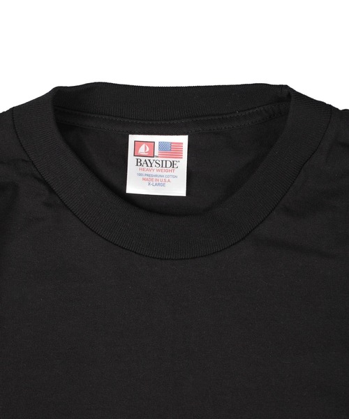 BAY SIDE(ベイサイド)の「【PH3】【BAYSIDE/ベイサイド】6.1oz Long Sleeve Crew T-Shirts 6100(Tシャツ/カットソー・メンズ・ホワイト/ブラック・LARGE/X-LARGE)」の5枚目の写真