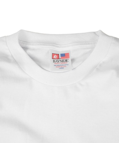 BAY SIDE(ベイサイド)の「【PH3】【BAYSIDE/ベイサイド】6.1oz Long Sleeve Crew T-Shirts 6100(Tシャツ/カットソー・メンズ・ホワイト/ブラック・LARGE/X-LARGE)」の11枚目の写真
