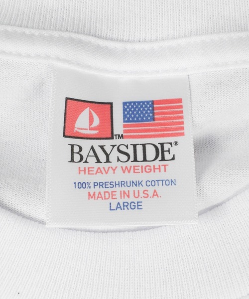 BAY SIDE(ベイサイド)の「【PH3】【BAYSIDE/ベイサイド】6.1oz Long Sleeve Crew T-Shirts 6100(Tシャツ/カットソー・メンズ・ホワイト/ブラック・LARGE/X-LARGE)」の12枚目の写真