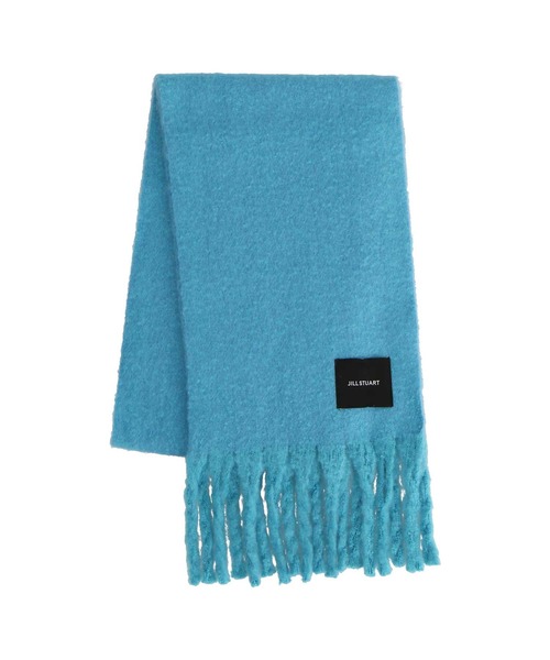 JILL STUART（ジルスチュアート）の「ポリエステルウールシャギーマフラー（マフラー・レディース・ホワイト/ピンク/グリーン/レッド/ライラック/ブラック/ブルー系/ライトグレー・FREE）」の6枚目の写真