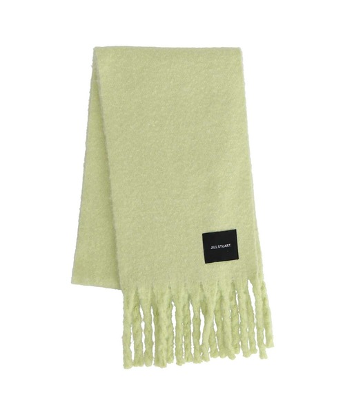 JILL STUART（ジルスチュアート）の「ポリエステルウールシャギーマフラー（マフラー・レディース・ホワイト/ピンク/グリーン/レッド/ライラック/ブラック/ブルー系/ライトグレー・FREE）」の5枚目の写真