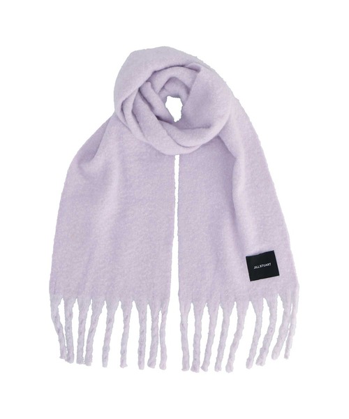 JILL STUART（ジルスチュアート）の「ポリエステルウールシャギーマフラー（マフラー・レディース・ホワイト/ピンク/グリーン/レッド/ライラック/ブラック/ブルー系/ライトグレー・FREE）」の18枚目の写真