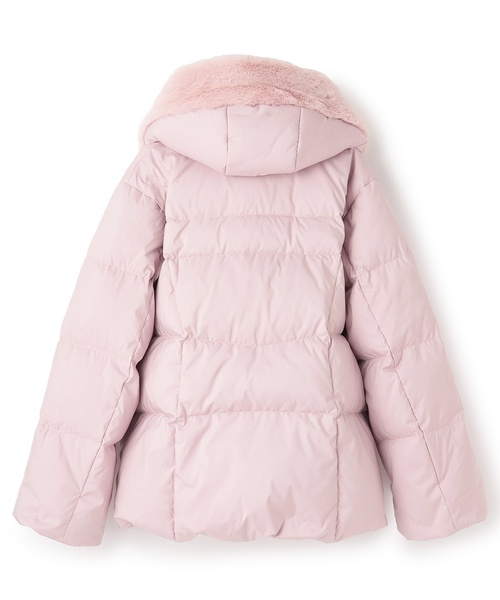 mezzo piano Junior（メゾピアノジュニア）の「【撥水】暖かファーフーディリサイクルダウンブルゾン（ダウンジャケット/コート・キッズ・ピンク/ブラック/アイボリー・L:160cm/S:140cm/M:150cm）」の20枚目の写真