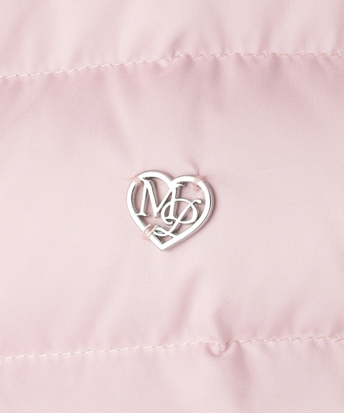 mezzo piano Junior（メゾピアノジュニア）の「【撥水】暖かファーフーディリサイクルダウンブルゾン（ダウンジャケット/コート・キッズ・ピンク/ブラック/アイボリー・L:160cm/S:140cm/M:150cm）」の15枚目の写真