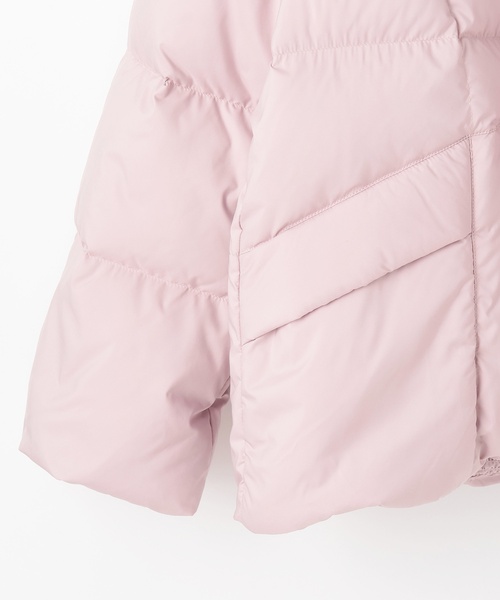 mezzo piano Junior（メゾピアノジュニア）の「【撥水】暖かファーフーディリサイクルダウンブルゾン（ダウンジャケット/コート・キッズ・ピンク/ブラック/アイボリー・L:160cm/S:140cm/M:150cm）」の14枚目の写真