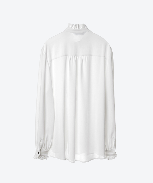 UNTAGE（アンテージ）の「ビクトリアンラッフルフラケットブラウス[ホワイト(MAN)]_UTS-FS08（シャツ/ブラウス・メンズ・その他・FREE）」の3枚目の写真