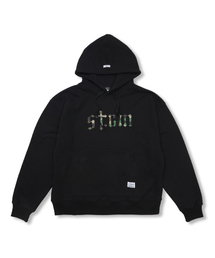 Camouflage STGM Oversized Hoodie Black