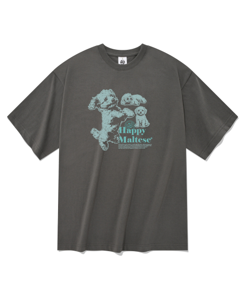 RADINEO(ラディネオ)の「ハッピーモルティーズ 半袖Tシャツ グレー(Tシャツ/カットソー・メンズ・その他・MEDIUM/LARGE/X-LARGE/SMALL)」の1枚目の写真