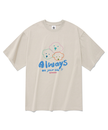オールウェイズ 半袖Tシャツ ベージュ