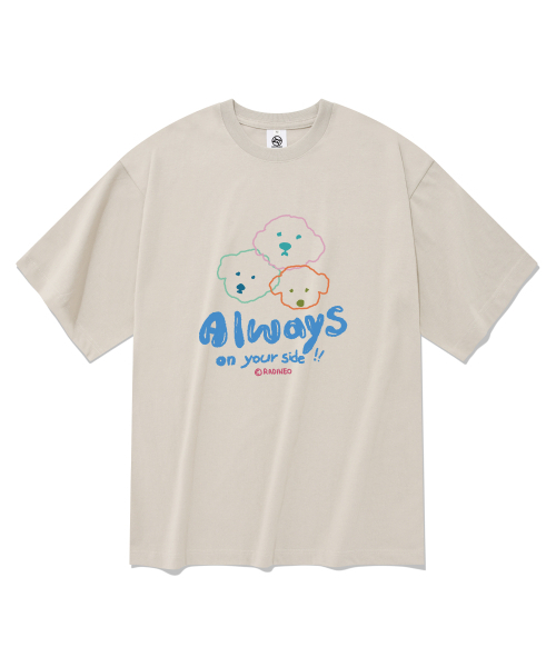 RADINEO(ラディネオ)の「オールウェイズ 半袖Tシャツ ベージュ(Tシャツ/カットソー・メンズ・その他・LARGE/X-LARGE/SMALL/MEDIUM)」の1枚目の写真