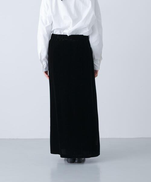 かぐれ(カグレ)の「レーヨンシルクベルベットスカート(スカート・レディース・ブラック・FREE)」の11枚目の写真