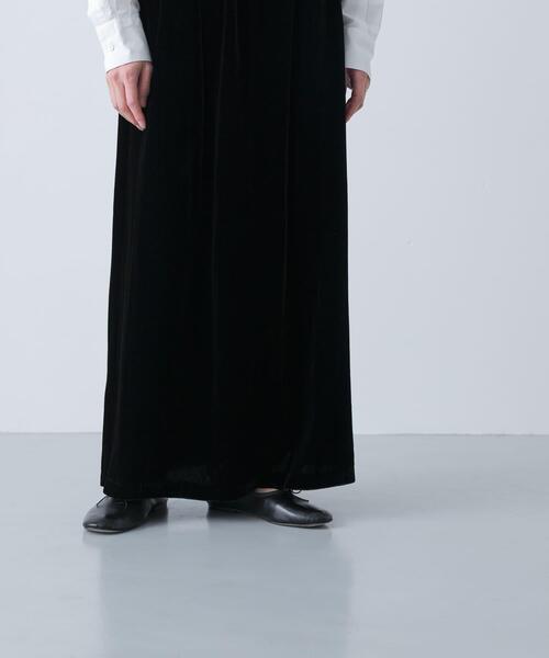 かぐれ(カグレ)の「レーヨンシルクベルベットスカート(スカート・レディース・ブラック・FREE)」の13枚目の写真