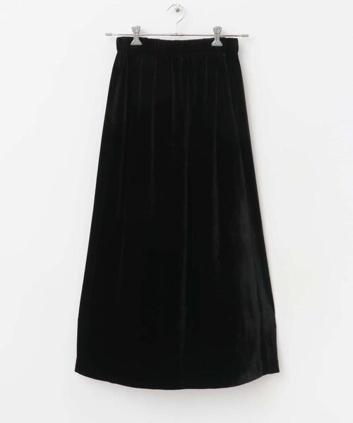 かぐれ(カグレ)の「レーヨンシルクベルベットスカート(スカート・レディース・ブラック・FREE)」の14枚目の写真