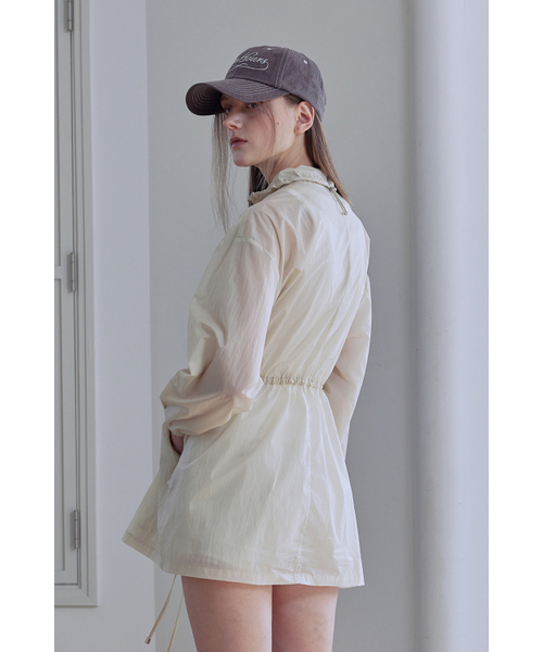 AFTERHOURS(アフターアワーズ)の「LIGHT WEIGHT JACKET (BEIGE)(ナイロンジャケット・レディース・その他・FREE)」の3枚目の写真