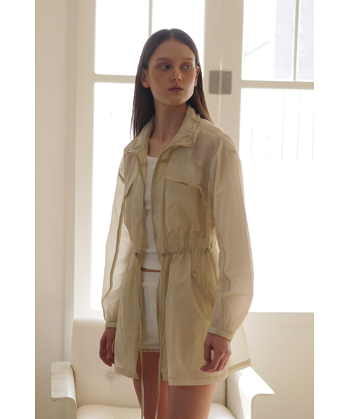 AFTERHOURS(アフターアワーズ)の「LIGHT WEIGHT JACKET (BEIGE)(ナイロンジャケット・レディース・その他・FREE)」の5枚目の写真