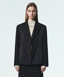 FORMAL SINGLE BLAZER [BLACK]