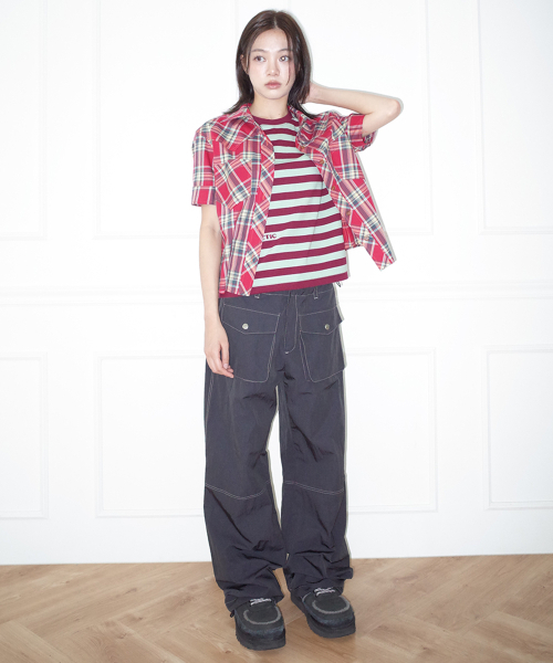 HERETIC（ヘレティック）の「HERETIC CARGO NYLON PANTS / charocoal（その他パンツ・レディース・その他・FREE）」の3枚目の写真