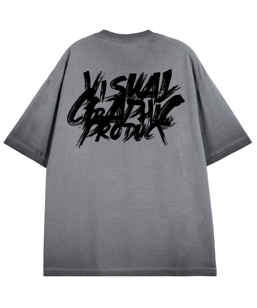 BY.L（バイエル）の「ペイントグラフィティロゴピグメント半袖Tシャツグレー（Tシャツ/カットソー・メンズ・その他・MEDIUM/LARGE/X-LARGE/XX-LARGE）」の3枚目の写真