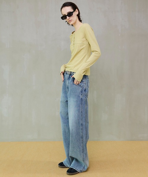 MAISON SPECIAL(メゾンスペシャル)の「2WAY Tops/2WAYトップス(Tシャツ/カットソー・レディース・ホワイト/イエロー/チャコールグレー・FREE)」の17枚目の写真