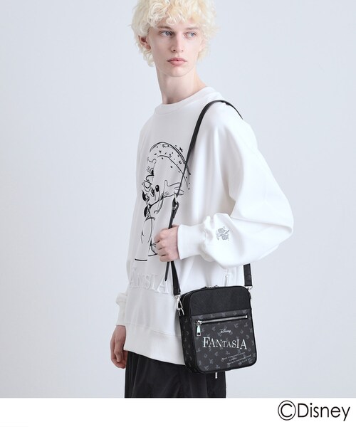 Disney(ディズニー)の「ディズニーカプセルコレクション『ファンタジア』バイカラーショルダーバッグ(ショルダーバッグ・メンズ・ダークブラウン系4/ブラック系4・00)」の16枚目の写真