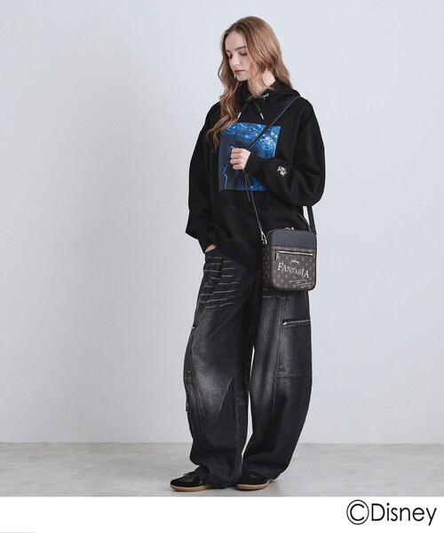 Disney(ディズニー)の「ディズニーカプセルコレクション『ファンタジア』バイカラーショルダーバッグ(ショルダーバッグ・メンズ・ダークブラウン系4/ブラック系4・00)」の19枚目の写真