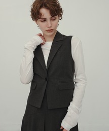 CITY TOKYO | Single Lapel Vest/シングルラペルベスト(ベスト)