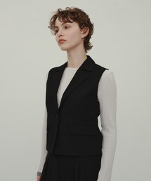 Single Lapel Vest/シングルラペルベスト